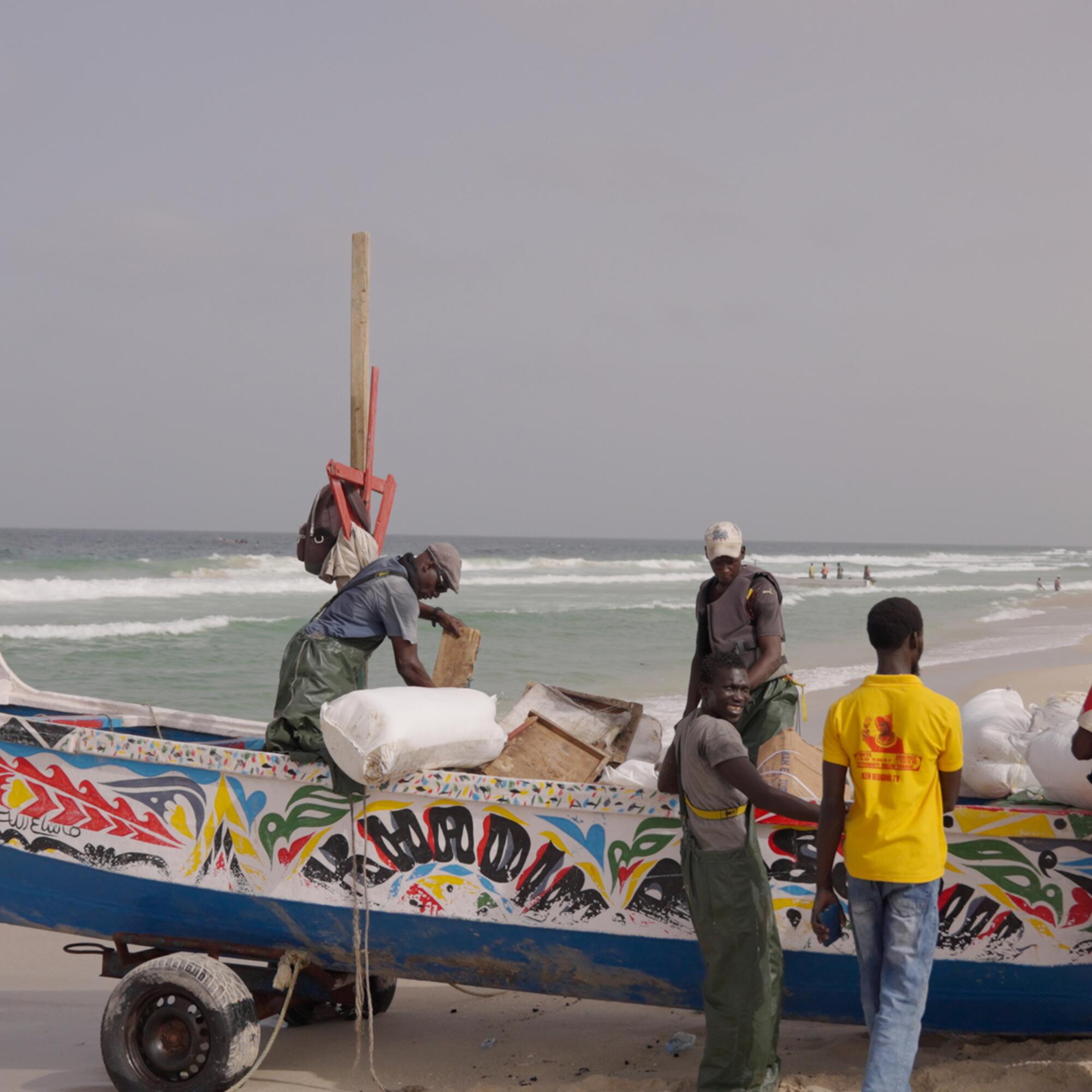 Pesca en Nouakchott Mauritania